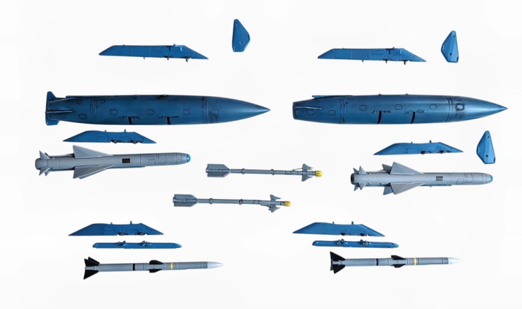 Mitsubishi F-2A © Enrico Bianchi - Click to magnify/shrink Mitsubishi F-2A, Kit Hasegawa, scala 1/48